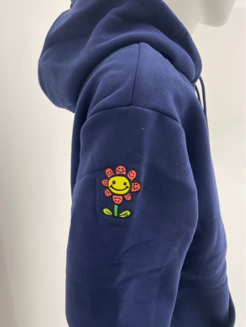 エリートグリップ　ROUGH WATERS フード付パーカー ネイビー　LL