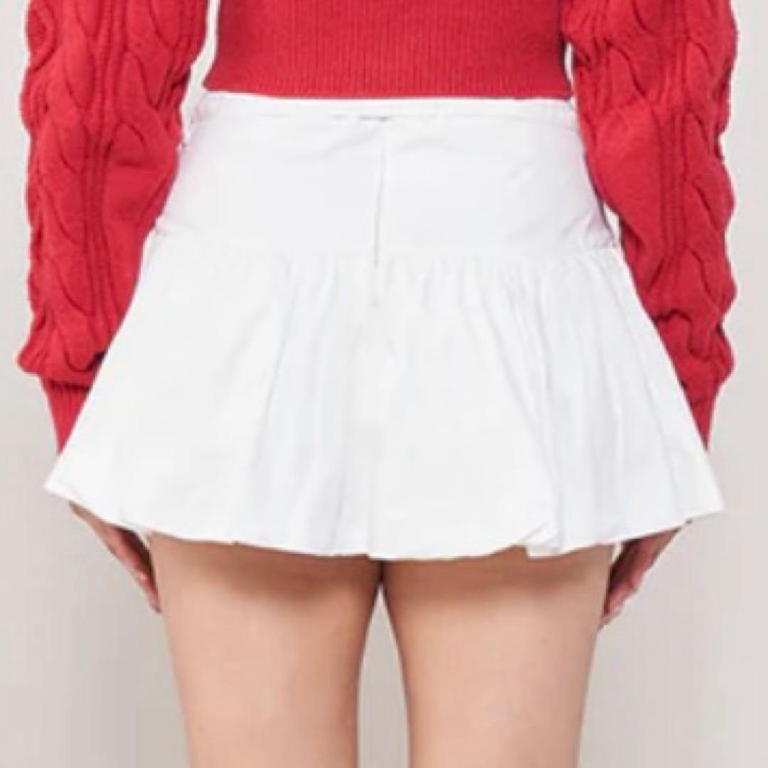 Darich ウエストリボンバルーンミニスカート