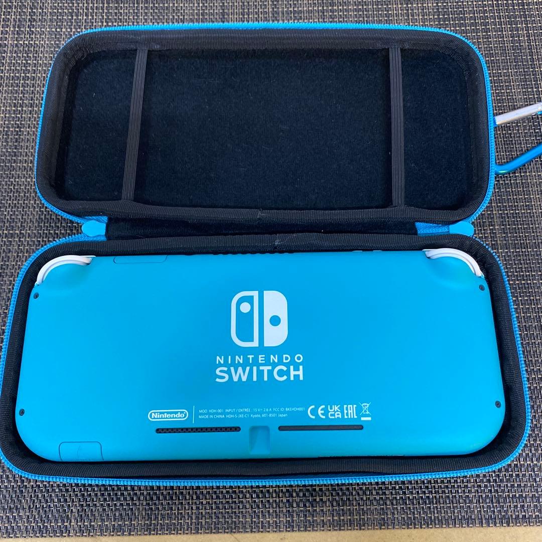 Nintendo Switch Lite ターコイズ　ケース付き