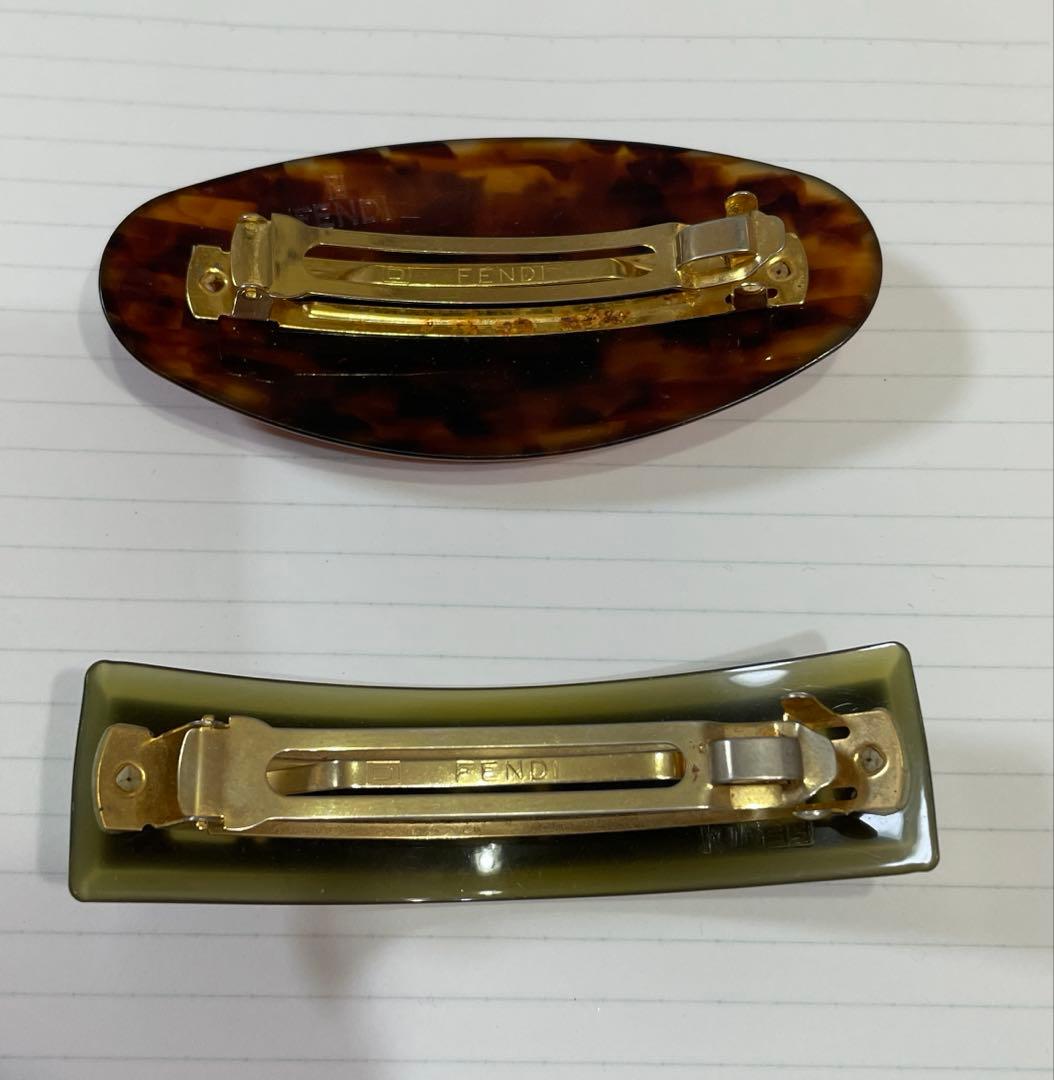 FENDI ヘアクリップ2点