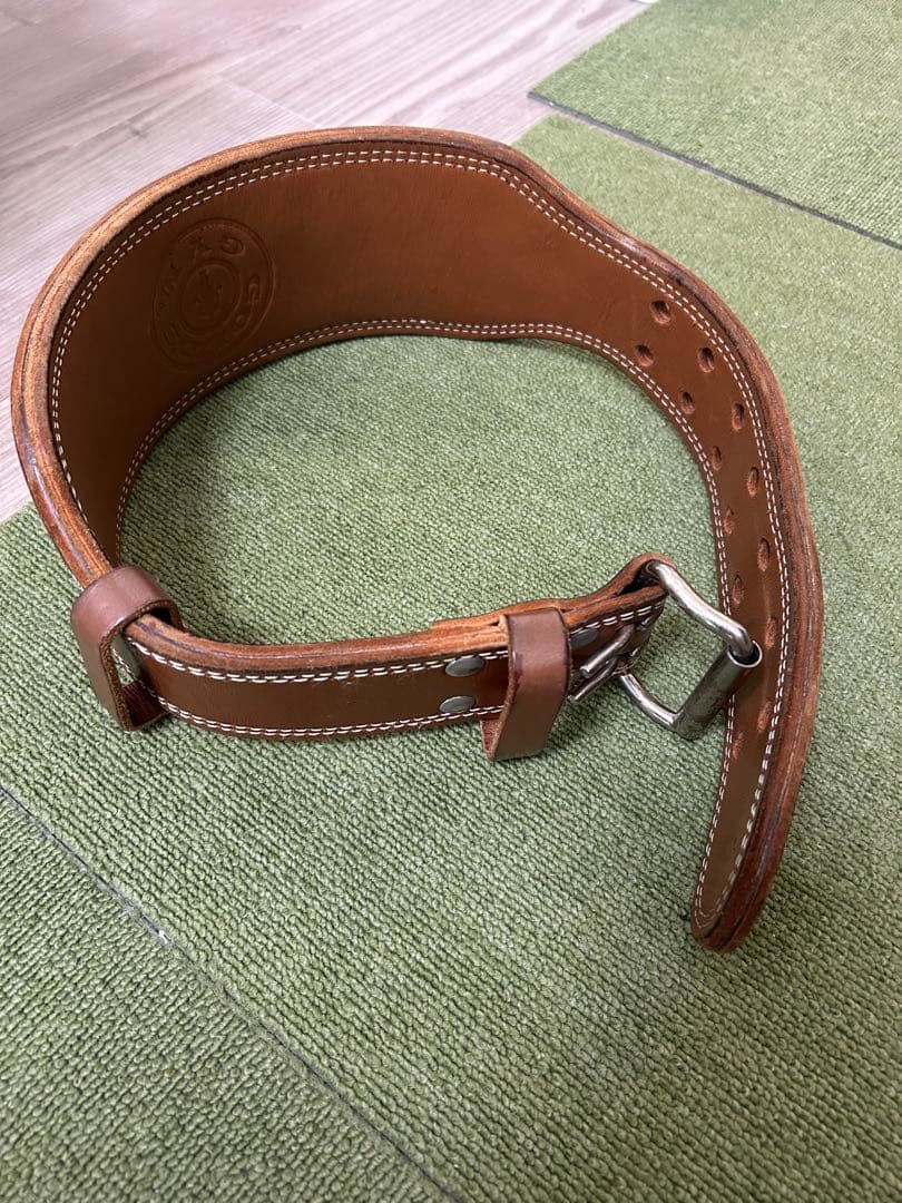 GOLD'S GYM レザー パワーベルト Sサイズ