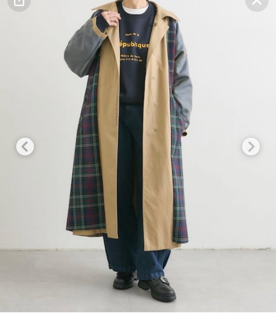 【美品】イアパピヨネ別注キンロックアンダーソン　リバーシブルコート