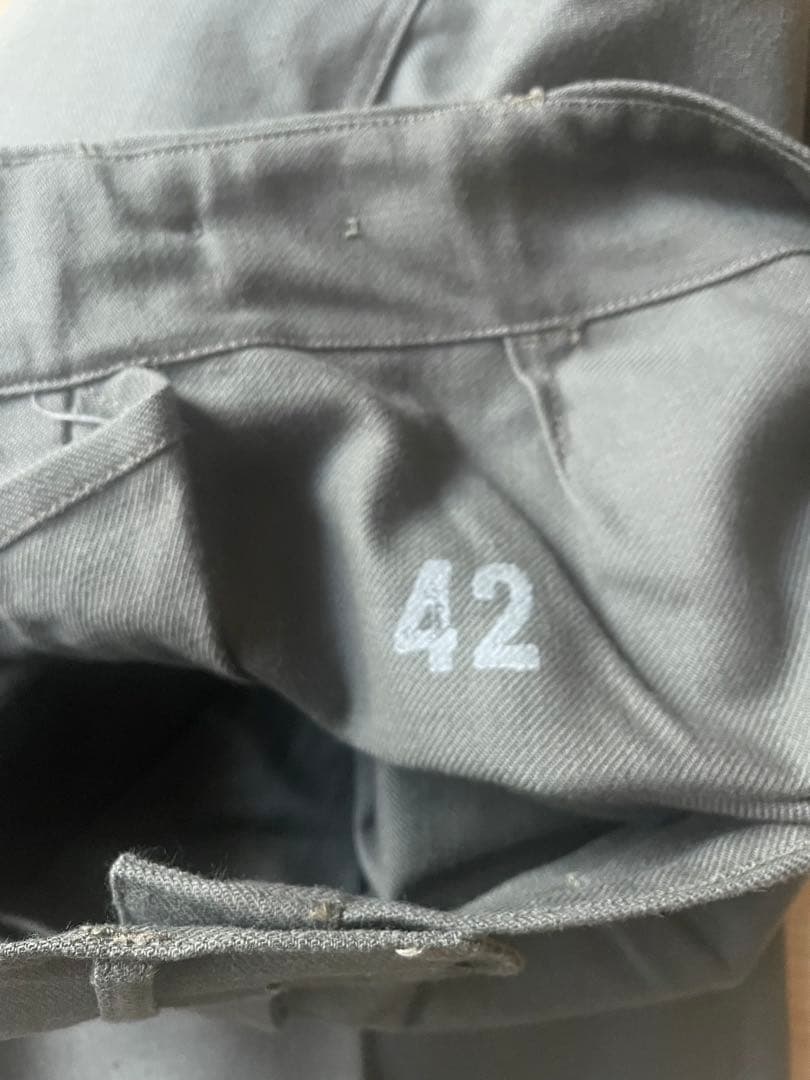 Deadstock スウェーデン軍　ランチ　ワークパンツ　42 ユーロミリタリー