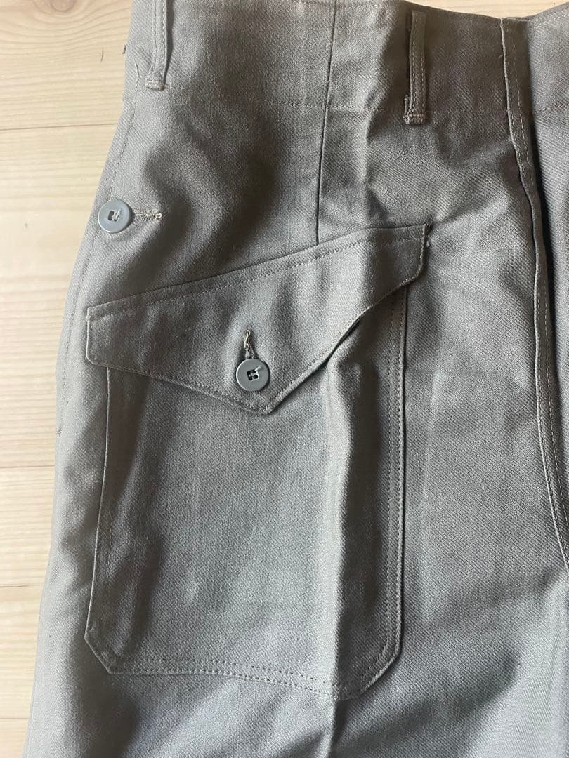 Deadstock スウェーデン軍　ランチ　ワークパンツ　42 ユーロミリタリー