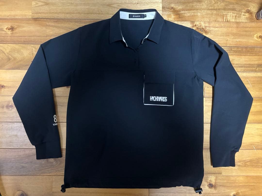 8YARDS 黒 ゴルフウェア　長袖シャツ