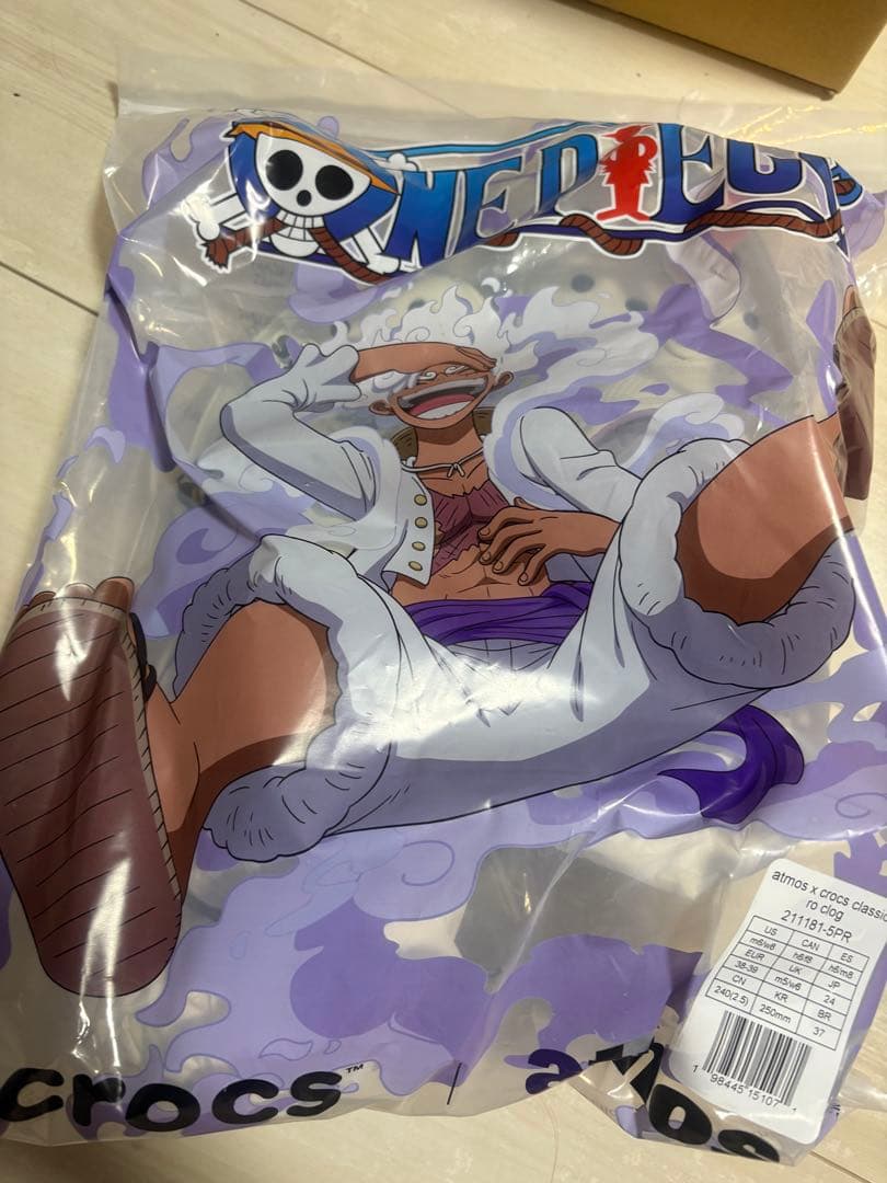 H*で様 ONE PIECE x atmos x Crocs \"Luffy/Ge
