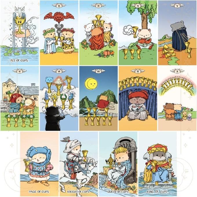 【正規品タロットカード】希少インディーズ✨可愛いハムスタータロット／通常版