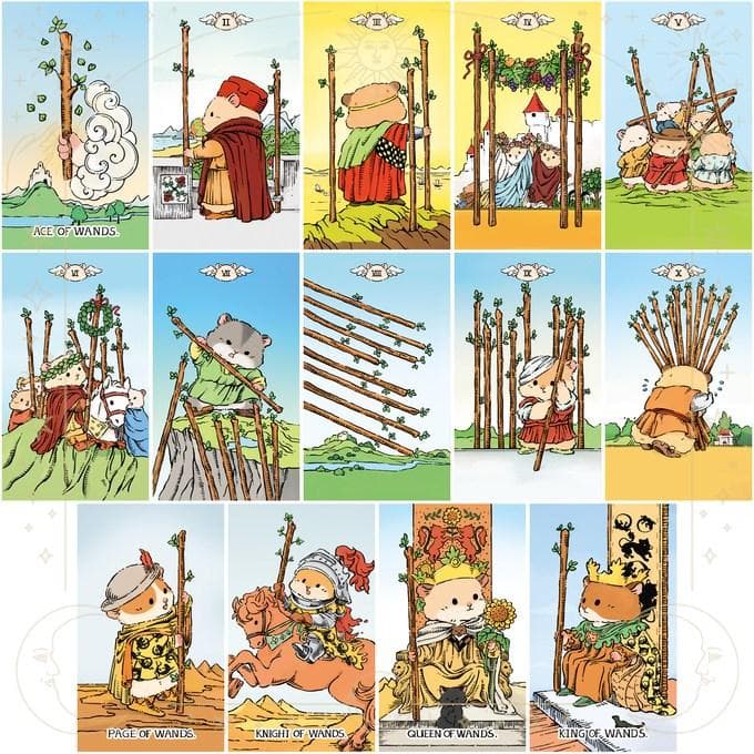 【正規品タロットカード】希少インディーズ✨可愛いハムスタータロット／通常版