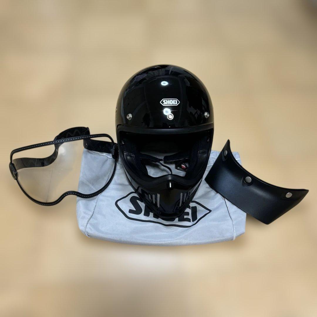 SHOEI EX-ZEROヘルメット ブラック　Mサイズ