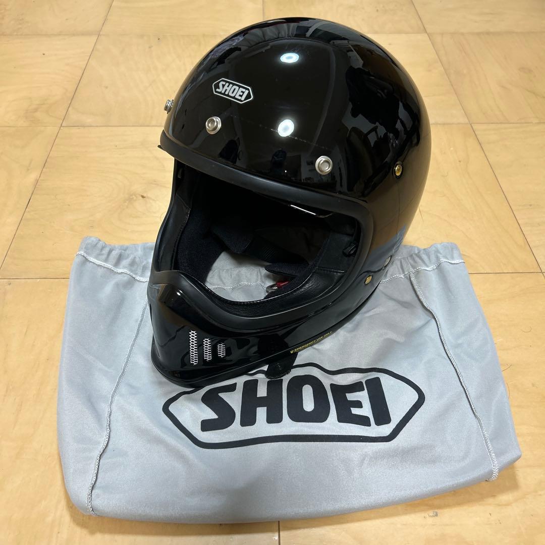 SHOEI EX-ZEROヘルメット ブラック　Mサイズ