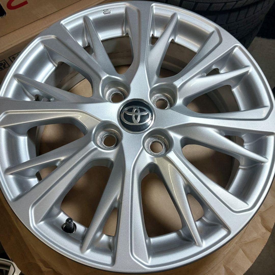 トヨタ　130系　ヴィッツ　純正　アルミホイール　2本　①