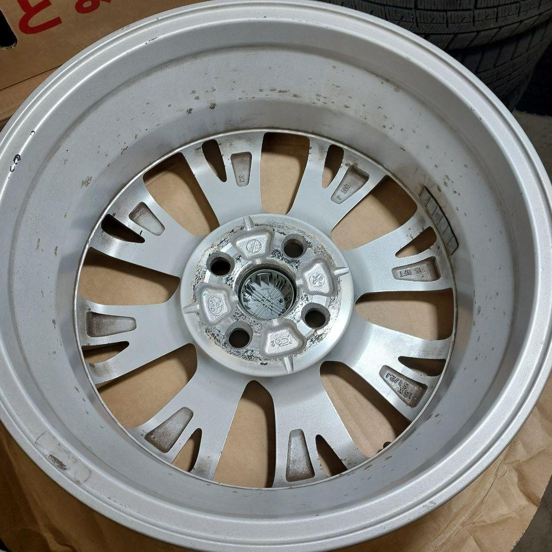 トヨタ　130系　ヴィッツ　純正　アルミホイール　2本　①