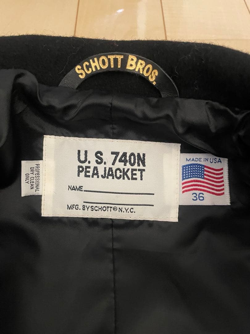 SCHOTT BROS. 36 ピーコート　シングル