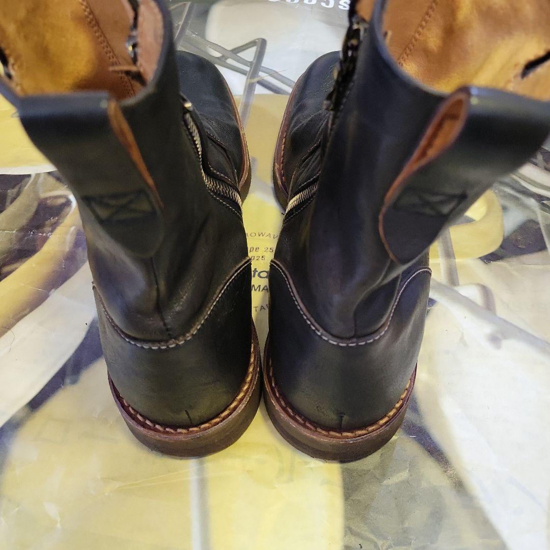 【※サイズ、状態注意】MR.OLIVE ショートペコスブーツ サイドジップ