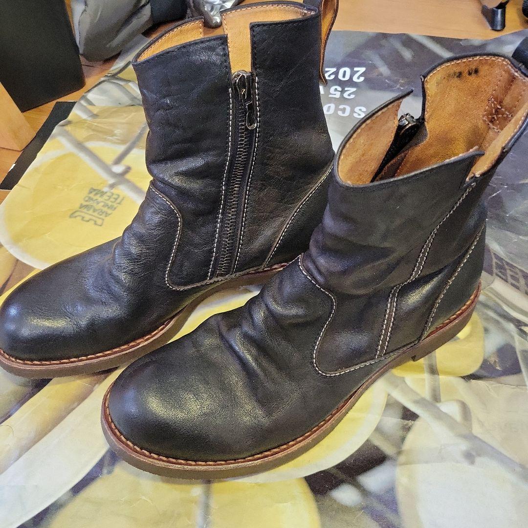 【※サイズ、状態注意】MR.OLIVE ショートペコスブーツ サイドジップ