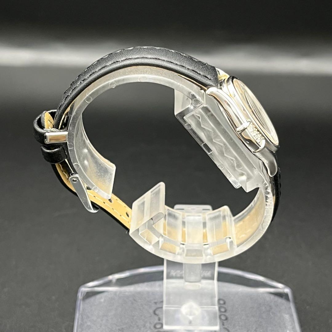 稼動　腕時計　SEIKO セイコー　エクセリーヌ　6Pダイヤ　新品ベルト　J80