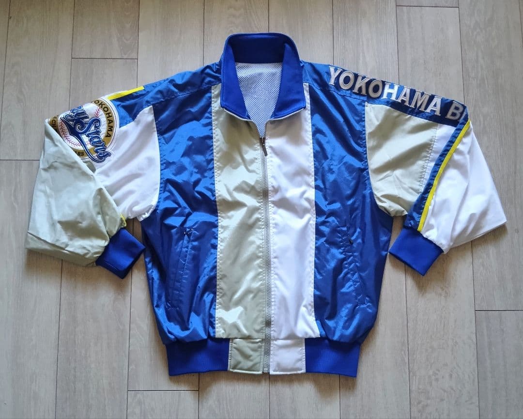 【プロモデル】横浜　ベイスターズ　グランドコート　サンアップ　デサント　M