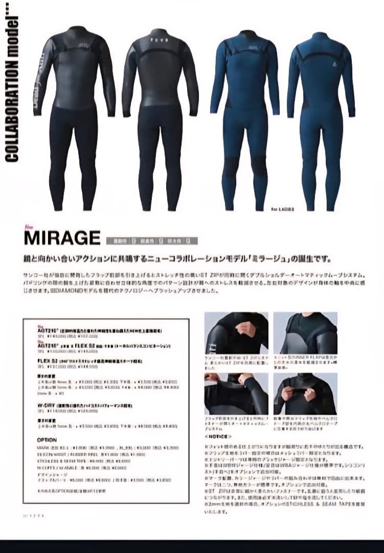 【FEVR】ジャーフルウエットスーツ