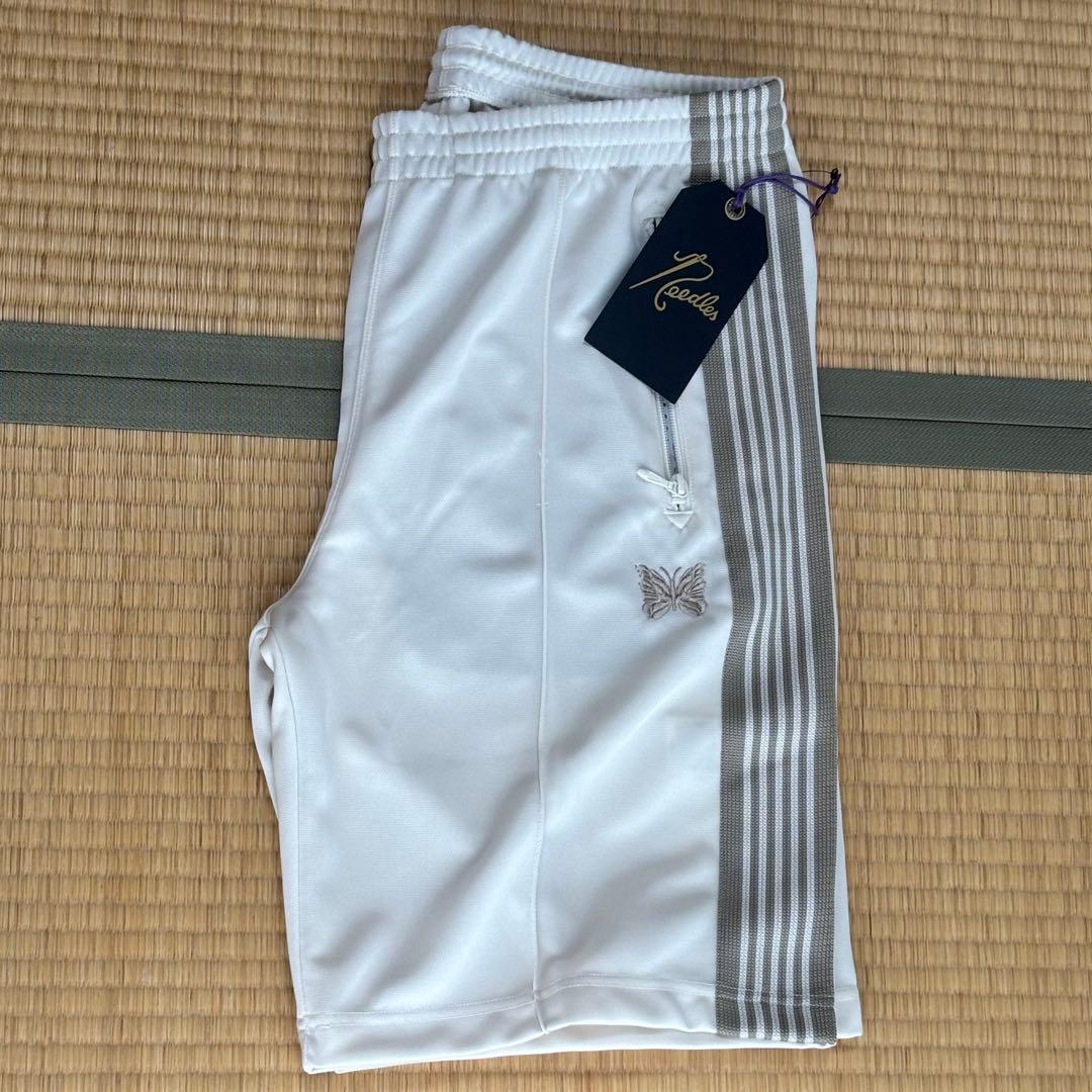 Needlesニードルズ B’2nd別注トラックショーツ白Lサイズ 新品タグ付き