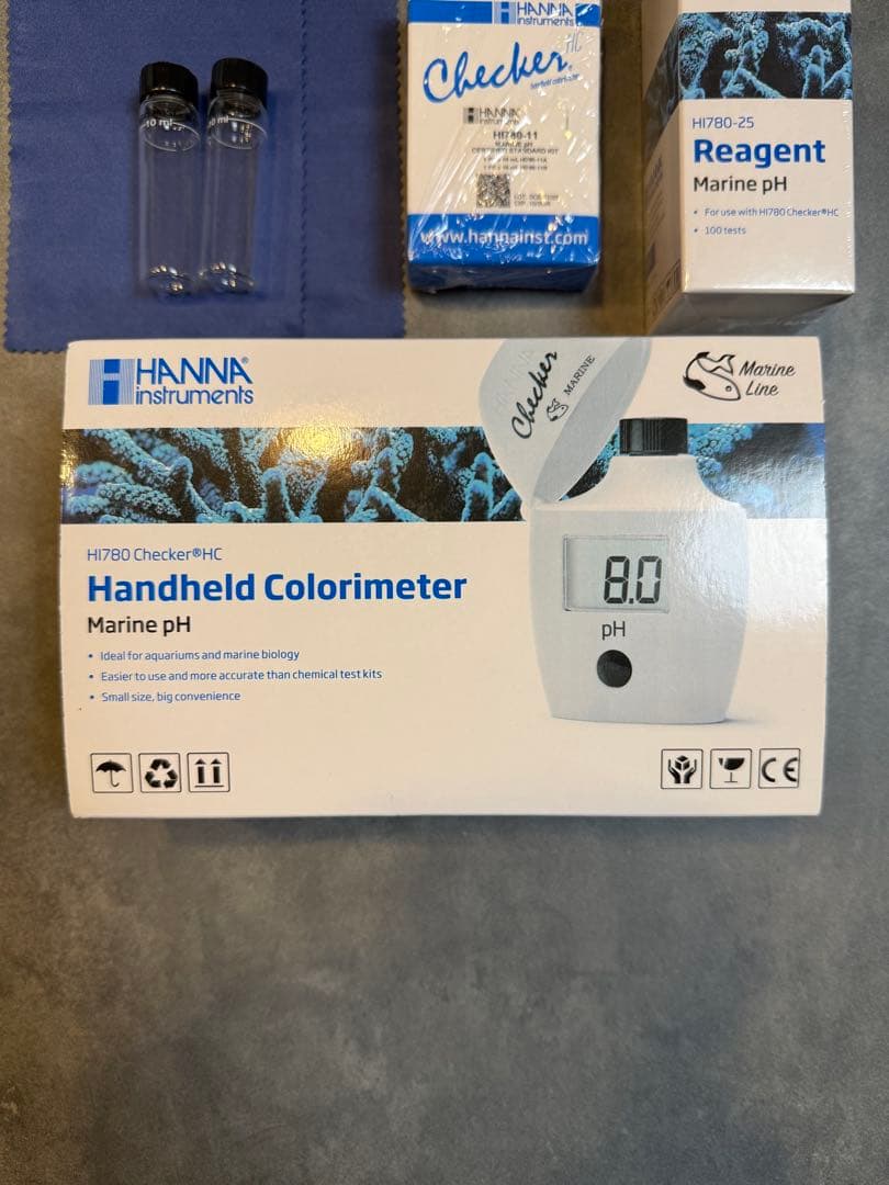 HANNA アクアリウムpHチェッカー　チェッカーHC 海水用 pH　HI780