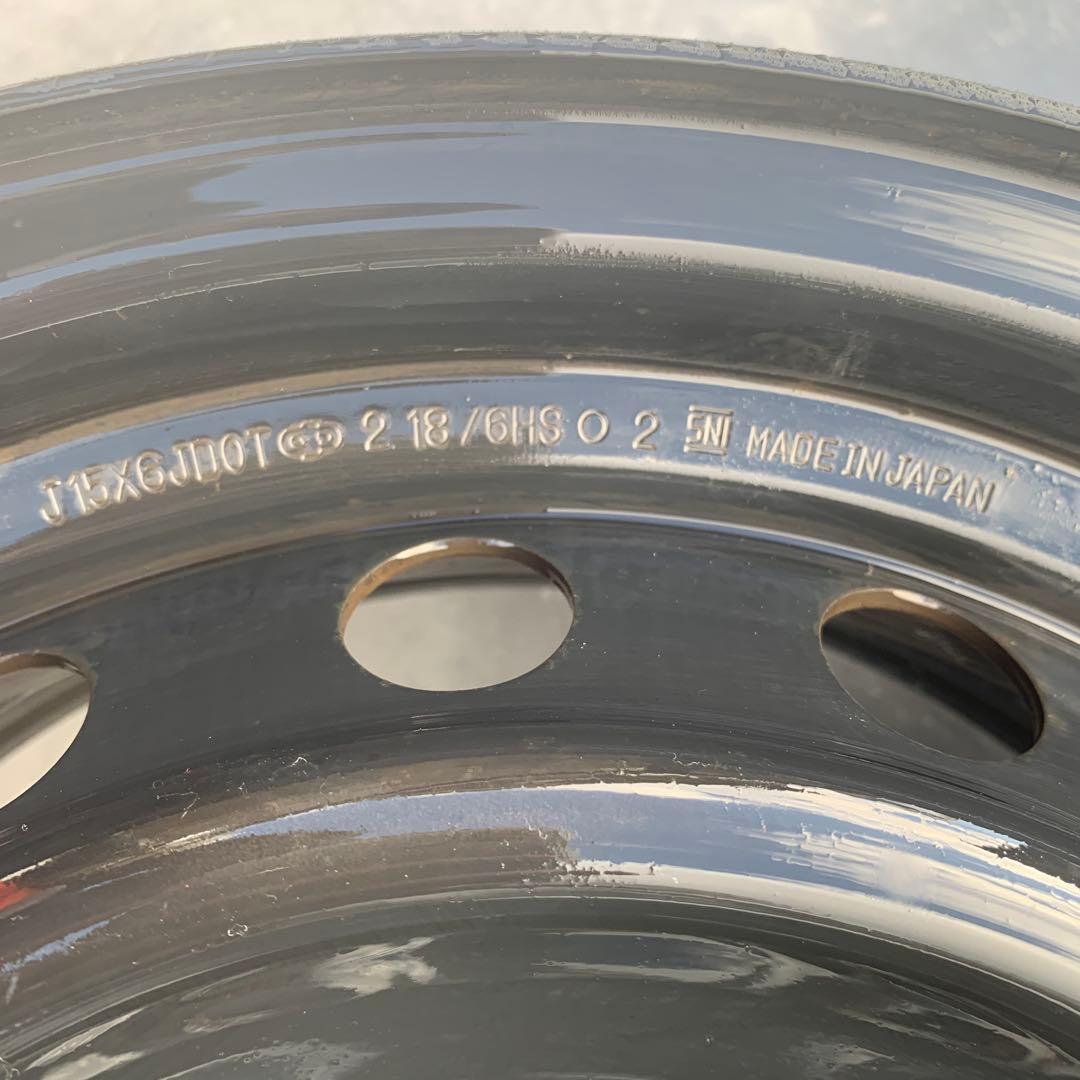 ハイエース200系　純正　15インチ スチールホイール 4本セット