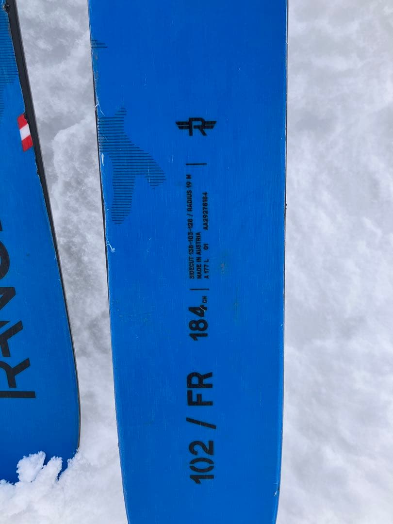 Fischer Ranger 102 FR スキー 184cm 青