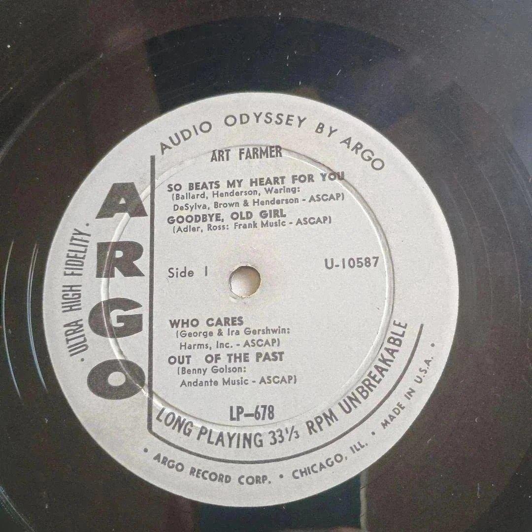 オリジナル US盤 ART FARMER / ART