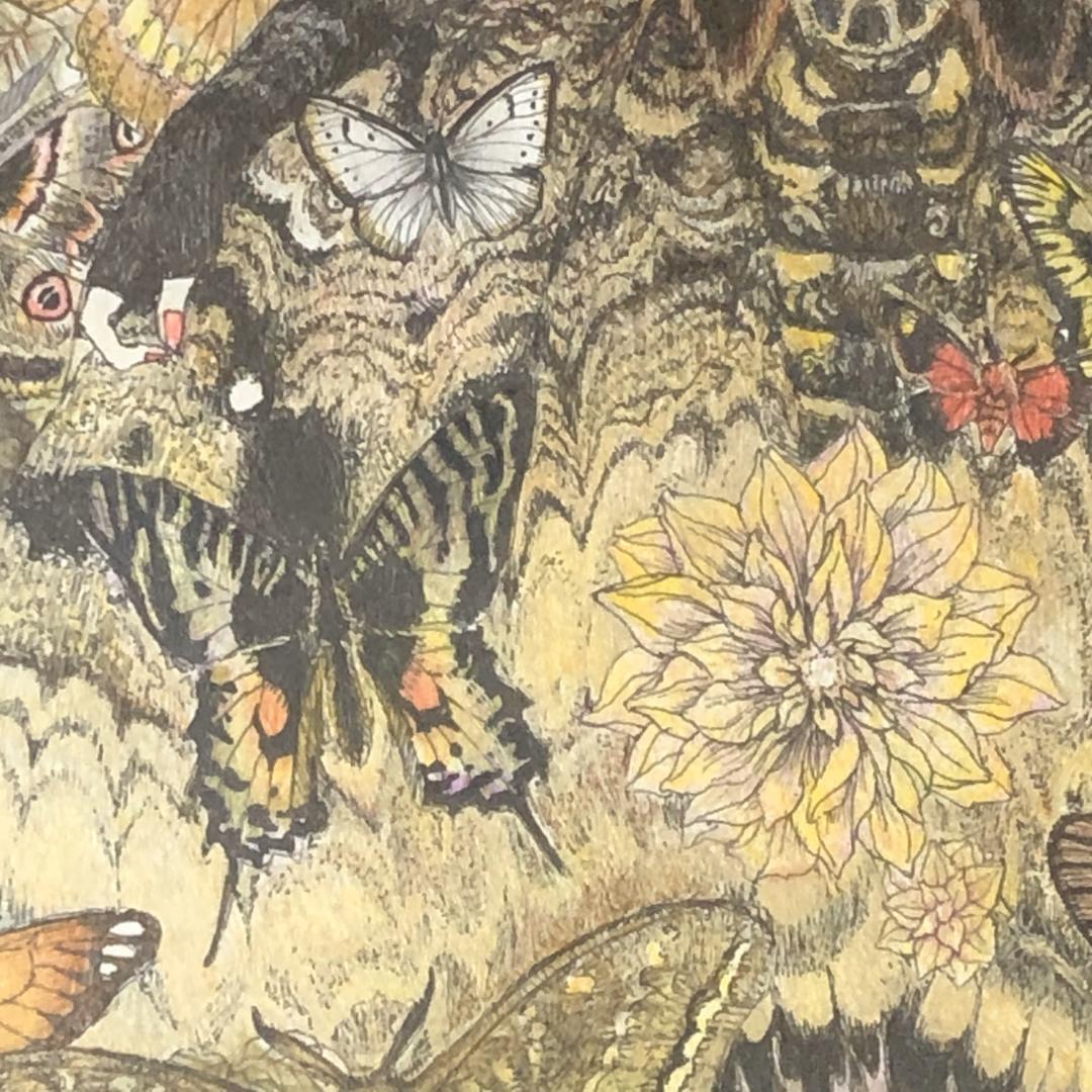 絵画 Moth Girl #005