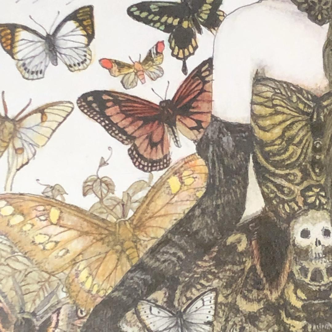 絵画 Moth Girl #005