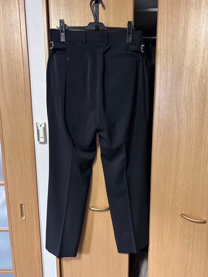 22AW ノーカラージャケット　ワイドトラウザーズ　セットアップ