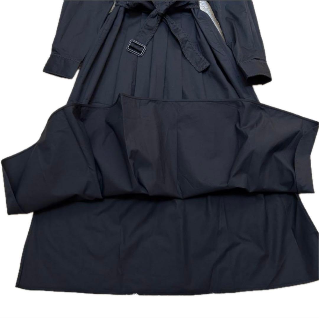 最終価格 訳あり未使用級Max Maraマキシ丈シャツワンピース 40黒ベルト