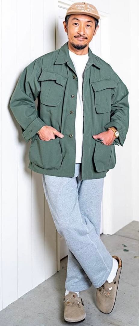 ジャケット・アウター MOAT JUNGLE FATIGUE TYPE JKT Olive S