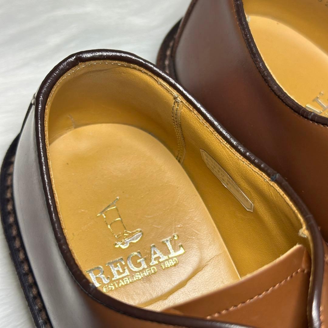 美品✨REGAL リーガル JU15 外羽根 ビジネスシューズ Uチップ レザー