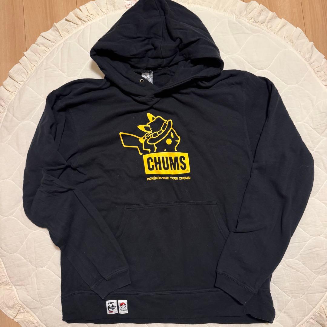 ポケモン× CHUMSコラボ スウェットパーカー XL