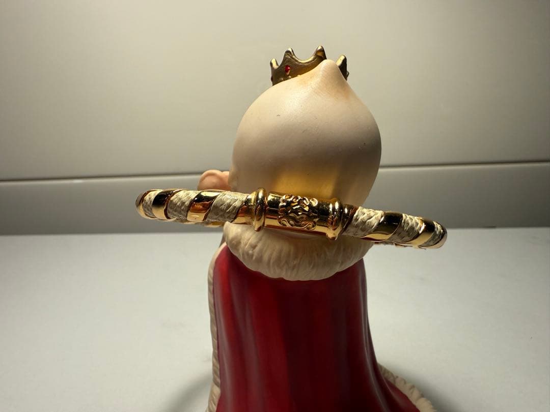 ロエベLOEWE ビンテージ バングル 革巻き 金 ゴールド 白　ホワイト