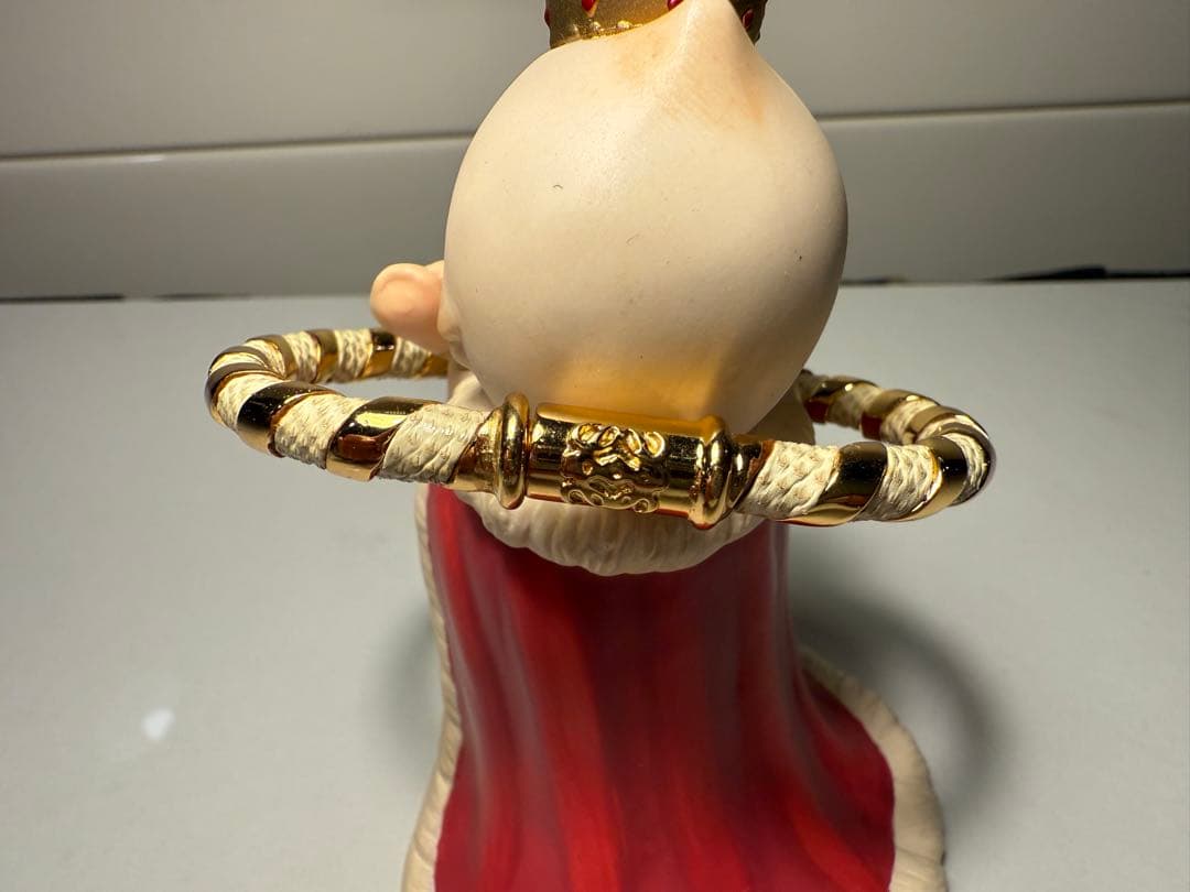 ロエベLOEWE ビンテージ バングル 革巻き 金 ゴールド 白　ホワイト