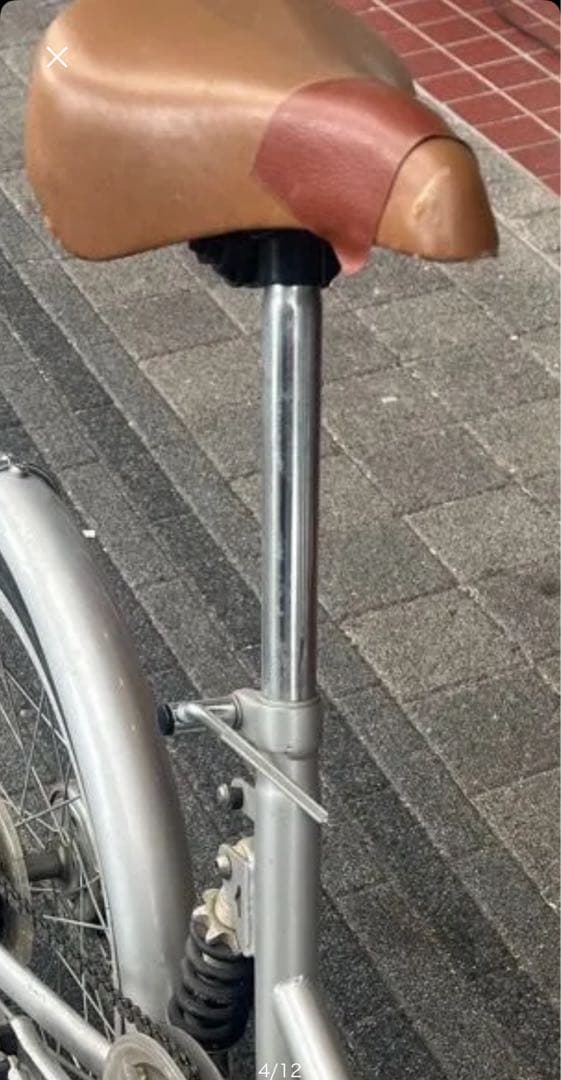 車積込楽々20インチ折り畳み自転車サドル補修跡有り全体的にまあまあ現状渡し