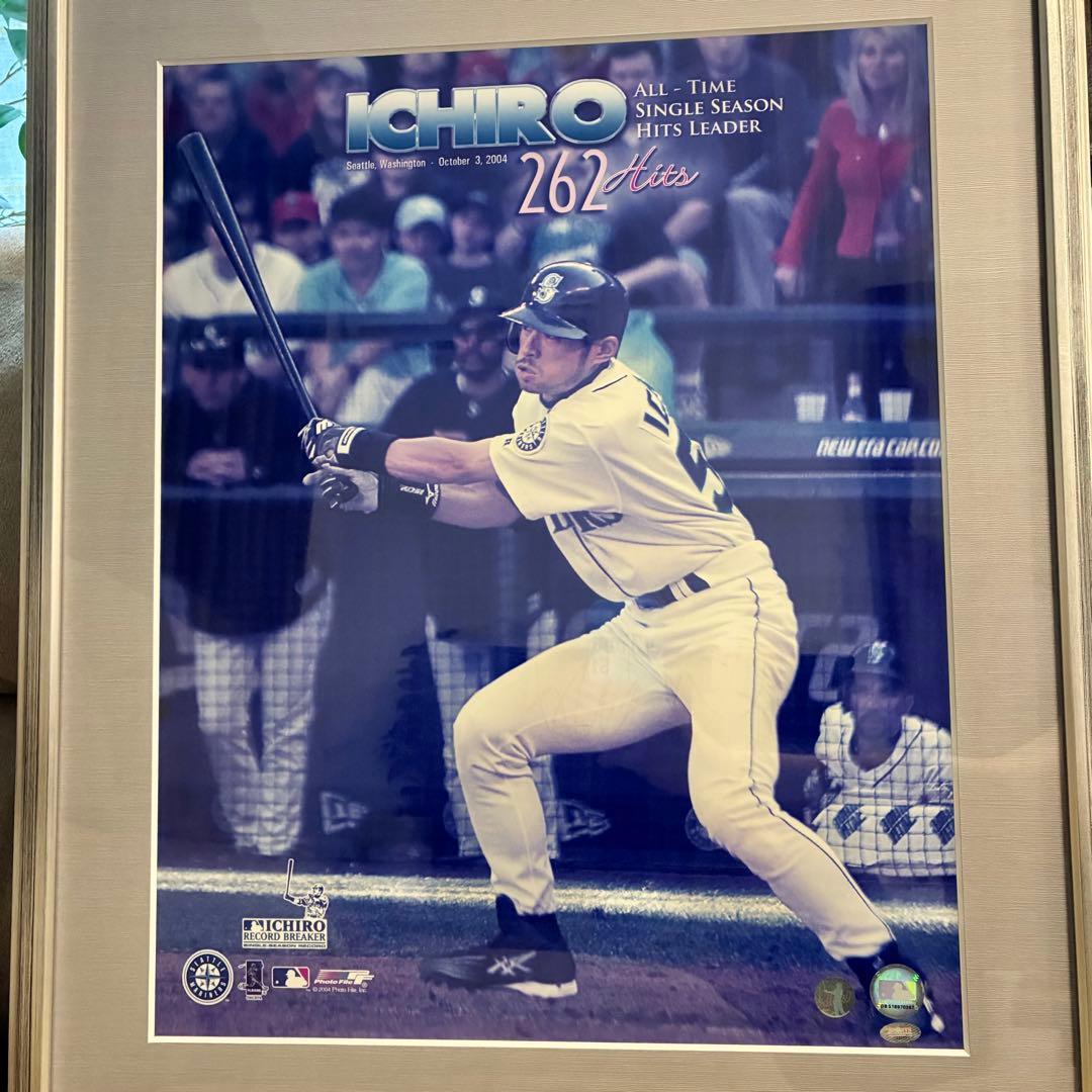 イチロー選手の記念フォト（額付き）
