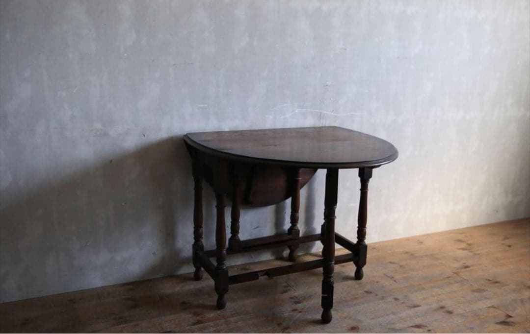 イギリス　ゲートレッグテーブル　アンティーク