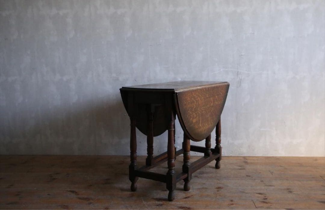 イギリス　ゲートレッグテーブル　アンティーク