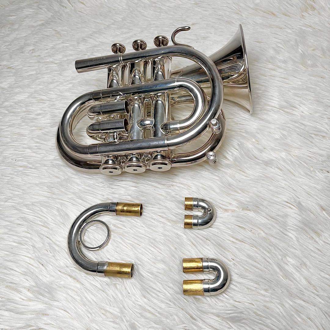 【美品】JUPITER JPT-416 ポケットトランペット ハードケース付