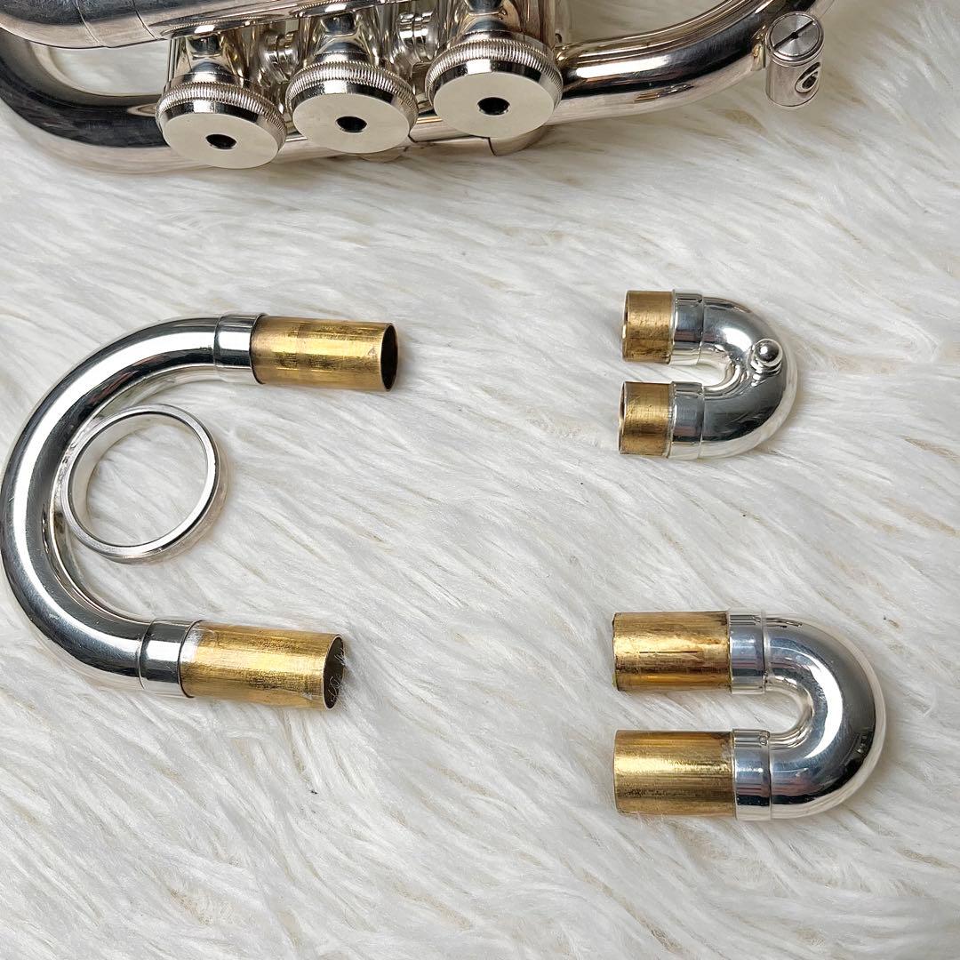 【美品】JUPITER JPT-416 ポケットトランペット ハードケース付