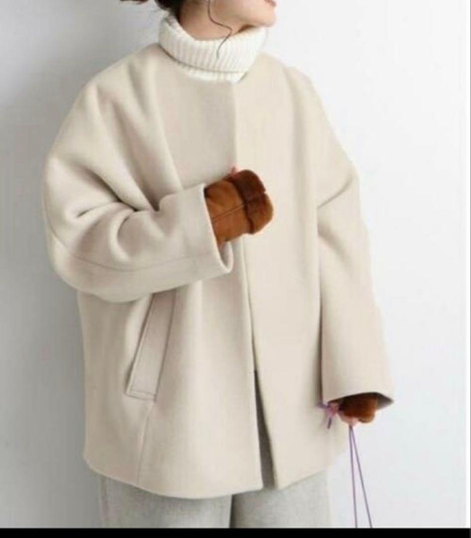 aaaaa様　イエナ　ノーカラービーバーショートコート　36