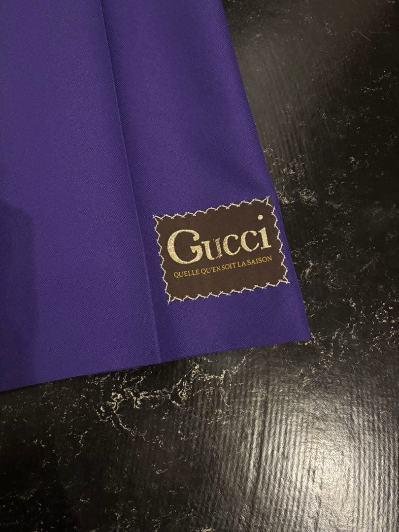 GUCCI 2020SS アレッサンドロミケーレ フレアパンツ 44 紫パープル