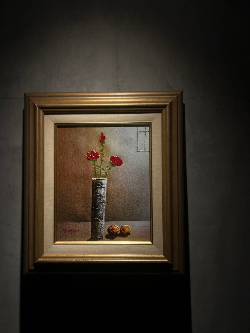 J.INSOO 【薔薇】厚油彩画