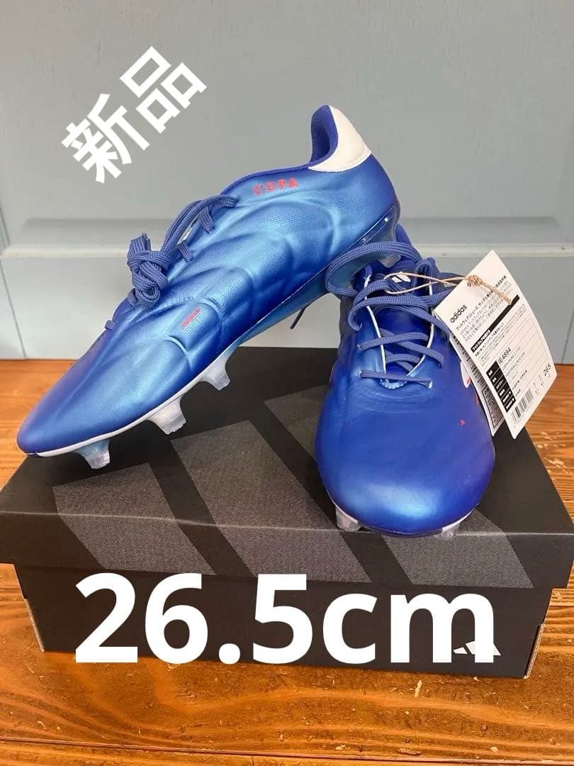 adidasコパPURE 2.1 FG 青 新品上級モデル　値段再値下げました！