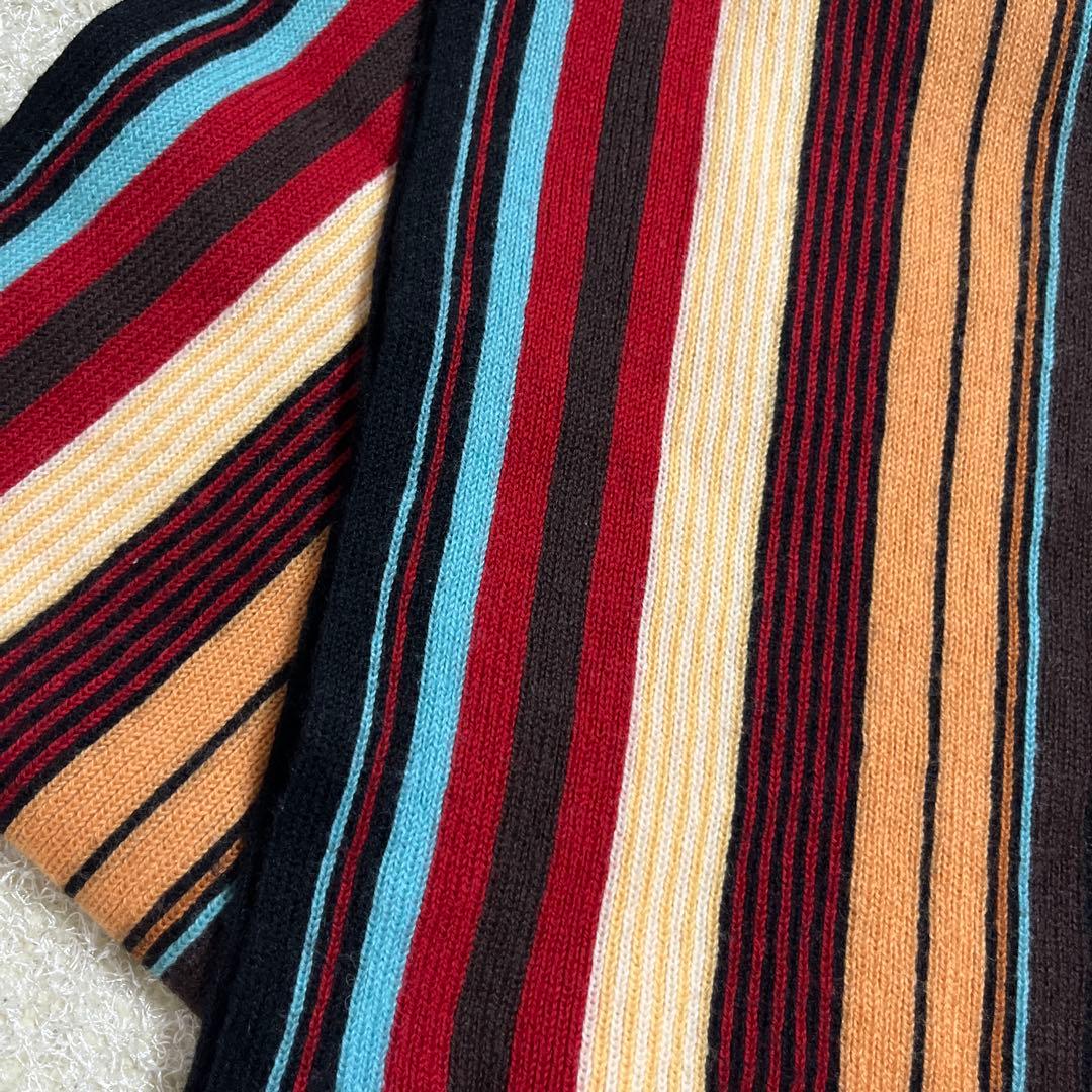 【新品未使用】Paul Smith ポールスミス マルチストライプ マフラー