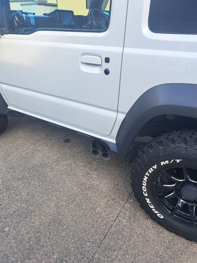 ジムニーシエラJB74用　サイド出しマフラーBE FREE(ビーフリー)製