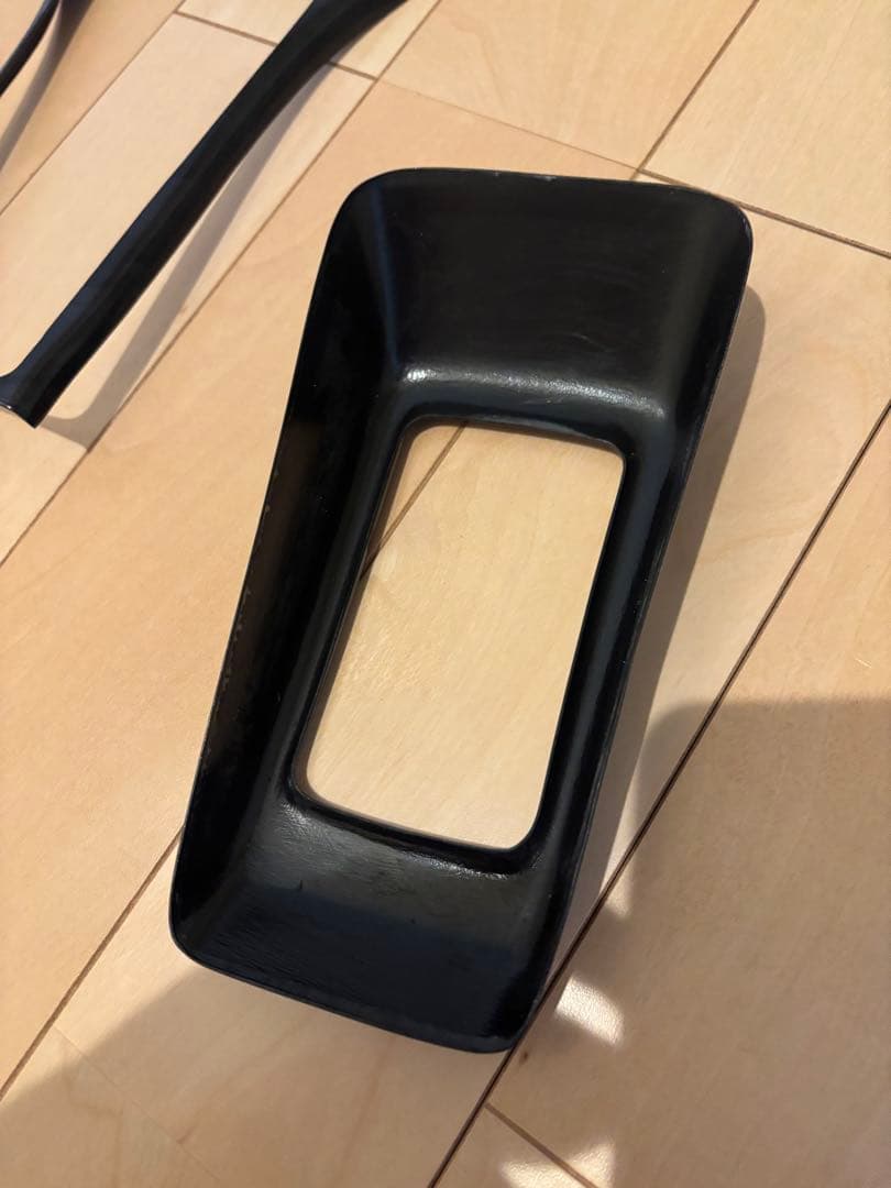 ダイハツ　ミラジーノ　L700S ブラックウッドシフトパネル黒木目純正オプション