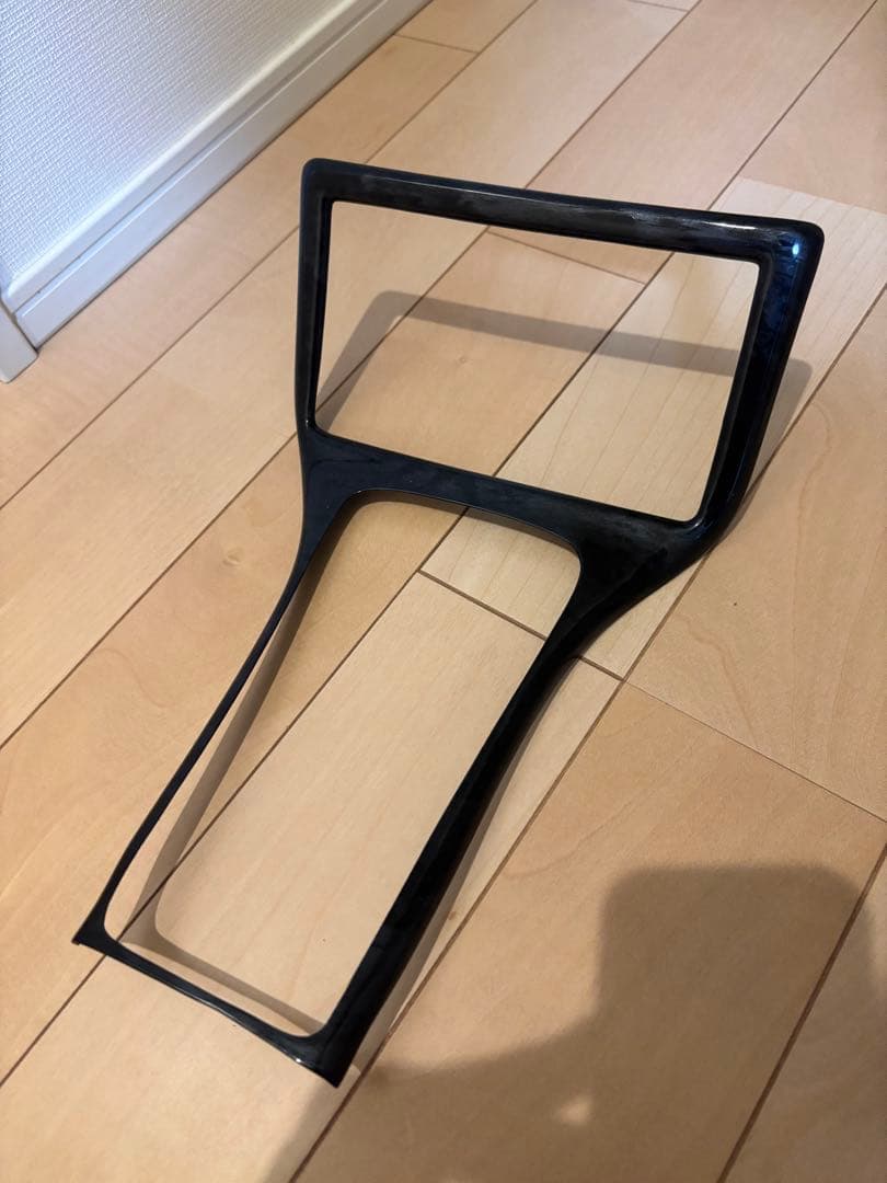 ダイハツ　ミラジーノ　L700S ブラックウッドシフトパネル黒木目純正オプション